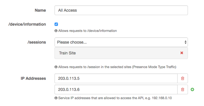 api access