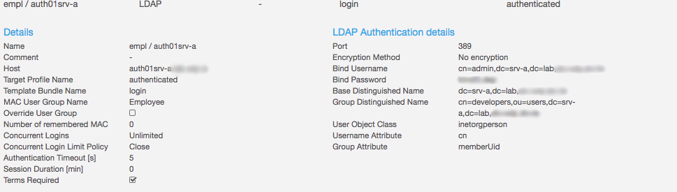 as login empl ldap