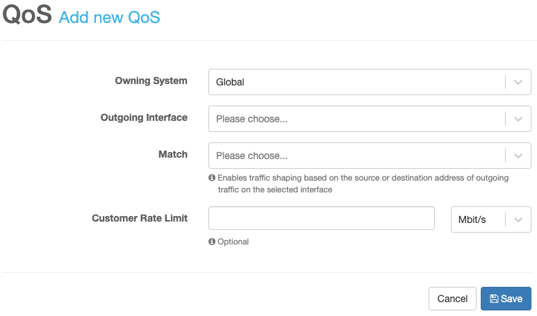 interface qos