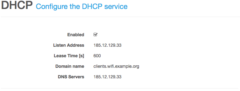 dhcp