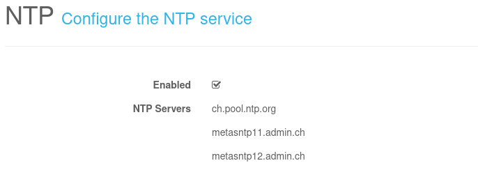 ntp service