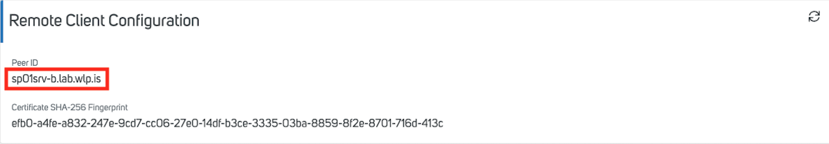 new remote client certificate